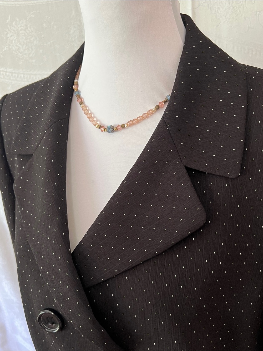 Tahari Double-Breasted Women’s Black Blazer Jacket Size 14P - Picture 6 of 13